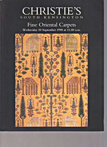 Christies September 1998 Fine Oriental Carpets - Click Image to Close