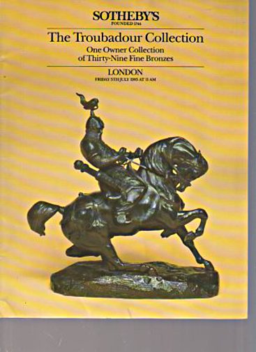 Sothebys 1985 Troubadour Collection of 39 Bronzes