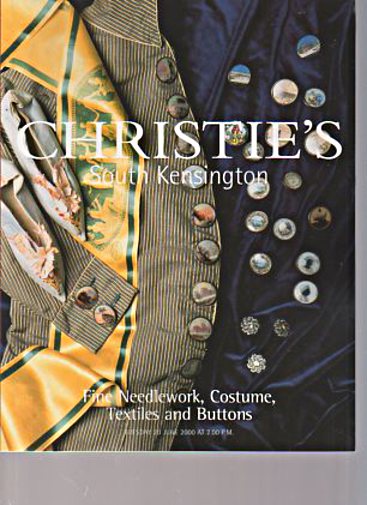 Christies 2000 Fine Needlework, Costume and Textiles, Buttons