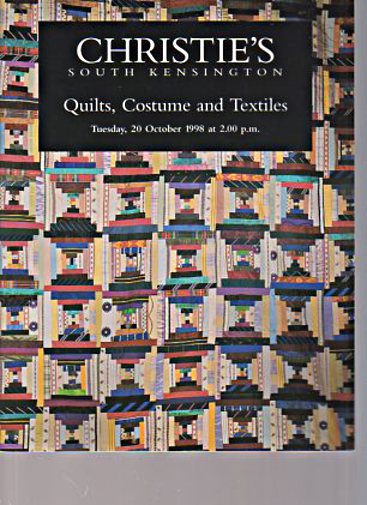 Christies 1998 Quilts, Costume and Textiles - Click Image to Close