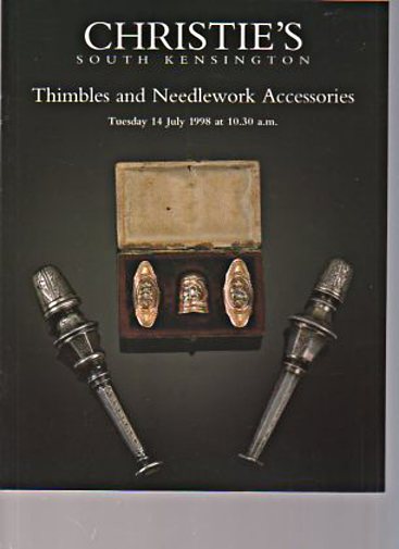 Christies 1998 Thimbles and Neeedlework Accessories