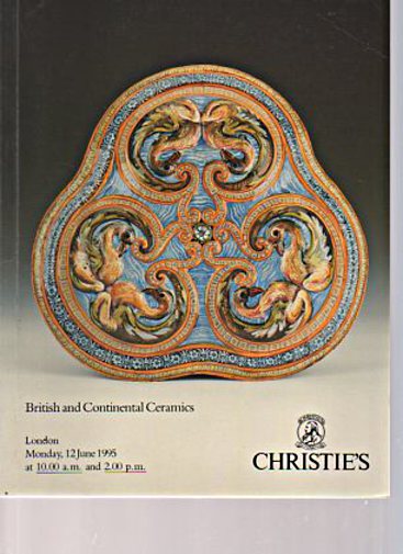 Christies 1995 British and Continental Ceramics - Click Image to Close