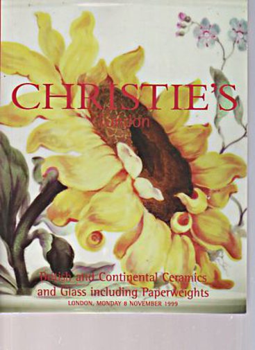 Christies 1999 Ceramics, Glass & Paperweights