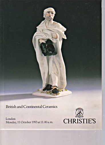 Christies 1993 British and Continental Ceramics