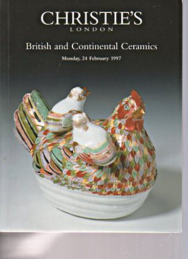 Christies 1997 British and Continental Ceramics