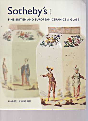 Sothebys 2007 Fine British & European Ceramics and Glass