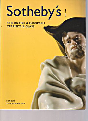 Sothebys 2005 Fine British & European Ceramics and Glass - Click Image to Close