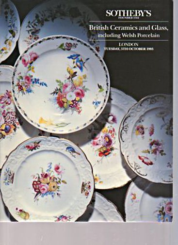 Sothebys 1993 British Ceramics and Glass, Welsh Porcelain - Click Image to Close