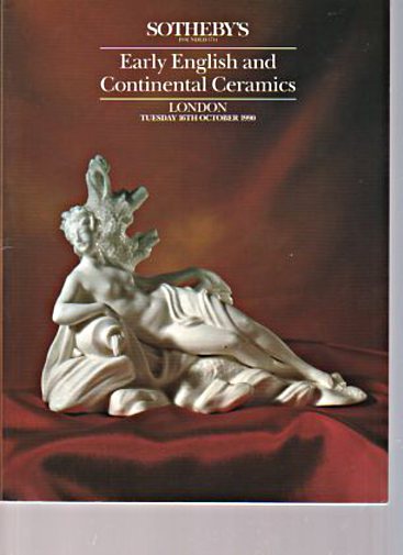 Sothebys 1990 Early English & Continental Ceramics