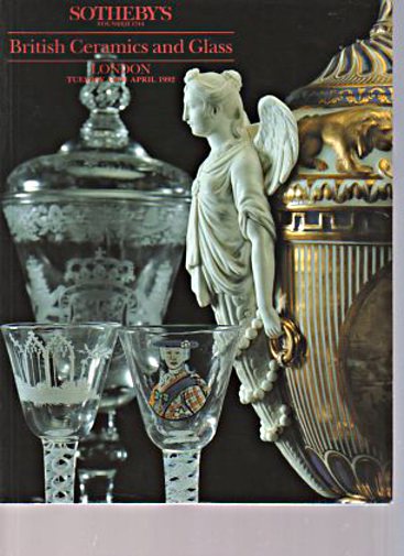 Sothebys 1992 British Ceramics and Glass - Click Image to Close