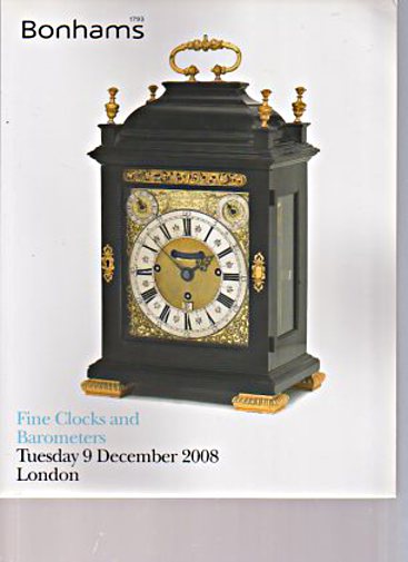 Bonhams 2008 Fine Clocks & Barometers