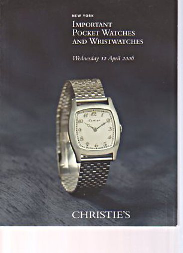 Christies April 2006 Important Pocket Watches and Wristwatches