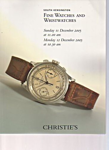 Christies 2005 Fine Watches and Wristwatches