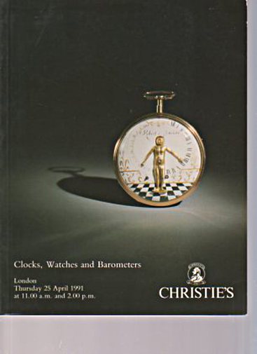 Christies 1991 Clocks, Watches and Barometers