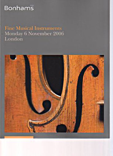 Bonhams 2006 Fine Musical Instruments - Click Image to Close