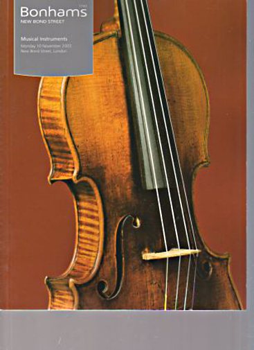 Bonhams 2003 Fine Musical Instruments - Click Image to Close