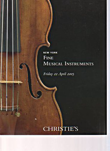 Christies April 2005 Musical Instruments - Click Image to Close