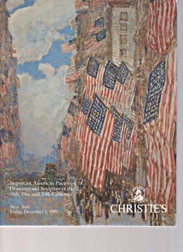 Christies 1989 18th, 19th & 20th C Important American Paintings