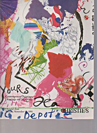 Christies 1991 Contemporary Paintings, Drawings, Sculpture