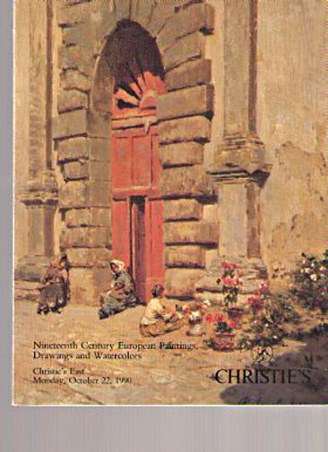 Christies October 1990 19th C European Paintings, Drawings, Watercolors Christies October 1990 19th C European Paintings, Drawings, Watercolors