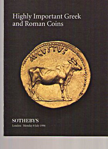 Sothebys 1996 Highly Important Greek & Roman Coins (Digital only)