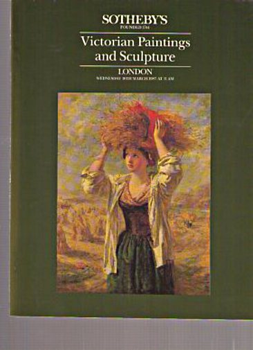 Sothebys March 1987 Victorian Paintings & Sculpture
