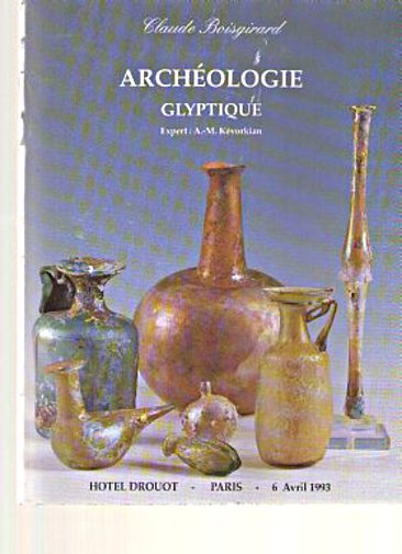 Boisgirard April 1993 Archéologie - Glyptique (Digital only)