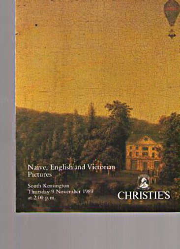 Christies 1989 Naive, English & Victorian Pictures