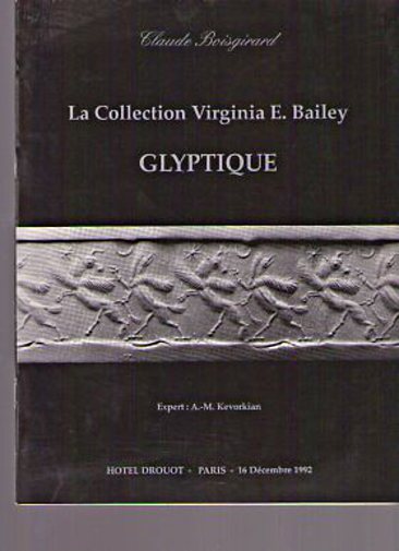 Boisgirard 1992 Bailey Collection Seals (Glyptique) (Digital only)