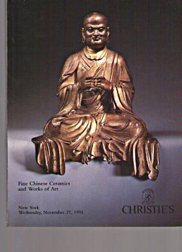 Christies November 1991 Fine Chinese Ceramics & Works of Art (Digital Only)