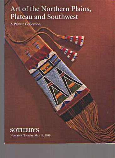 Sothebys 1998 Private Collection American Indian Art