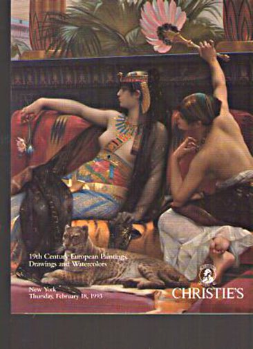 Christies 1993 19th C European Paintings, Drawings & Watercolors