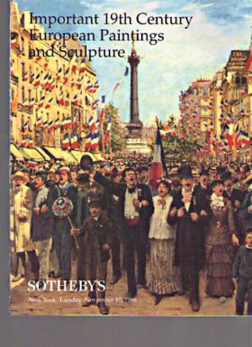 Sothebys 1998 Important 19th C European Paintings