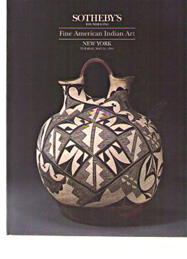 Sothebys 1994 Fine American Indian Art