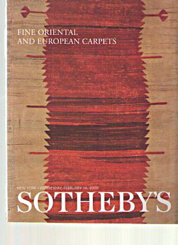 Sothebys February 2000 Fine Oriental & European Carpets