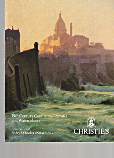 Christies 1990 19th Century Continental Pictures & Watercolours