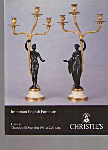 Christies 1991 Important English Furniture