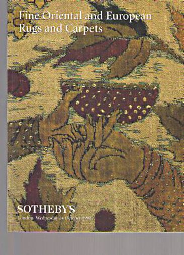 Sothebys October 1998 Fine Oriental & European Rugs & Carpets - Click Image to Close