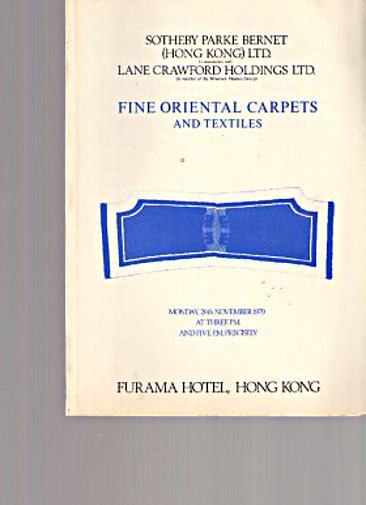 Sothebys November 1979 Fine Oriental Carpets & Textiles
