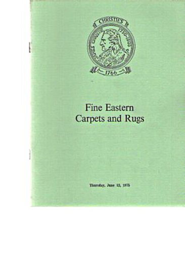 Christie January 1975 Fine Eastern Carpets & Rugs