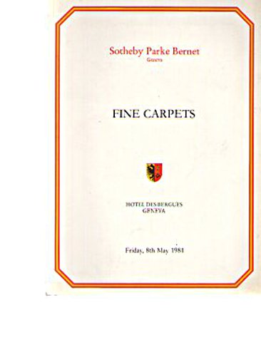 Sothebys 1981 Fine Carpets