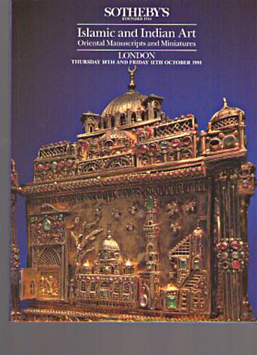 Sothebys 1991 Islamic, Indian Art & Oriental Miniatures