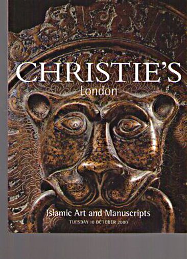 Christies October 2000 Islamic Art & Manuscripts (Digital Only) - Click Image to Close