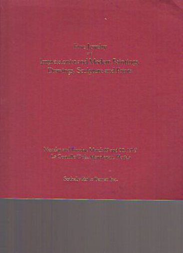 Sothebys 1979 Fine Jewelry, Impressionist & Modern Paintings