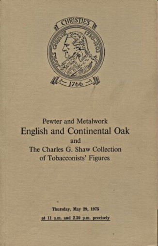 Christies 1975 English & Continental Oak, Tobacconists' Figures