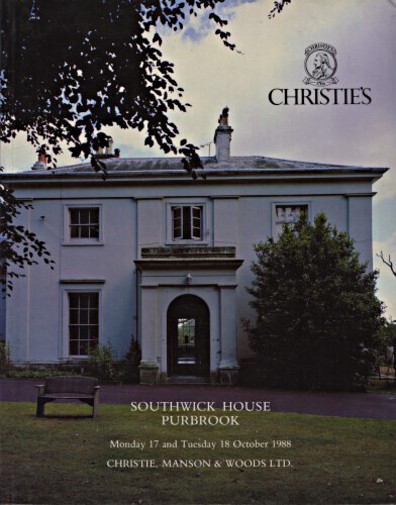 Christies 1988 Southwick House, Purbrook
