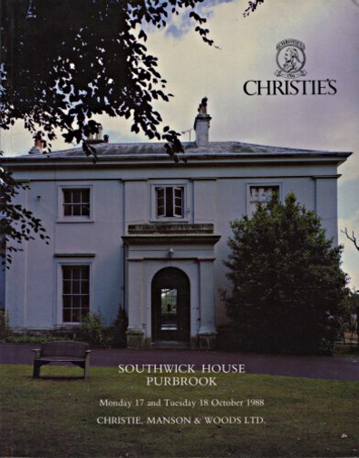 Christies 1988 Southwick House, Purbrook - Click Image to Close