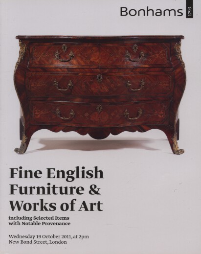 Bonhams 2011 Fine English Furniture & Works of Art