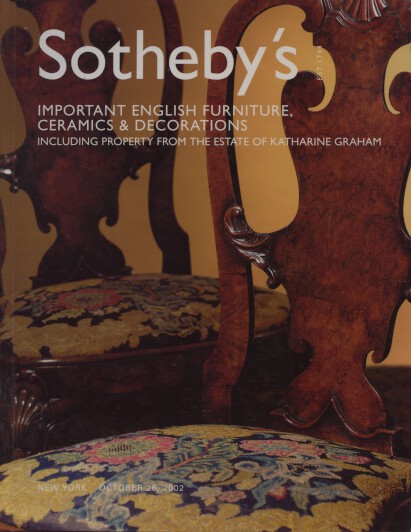 Sothebys 2002 Important English Furniture, Ceramics & Decoration
