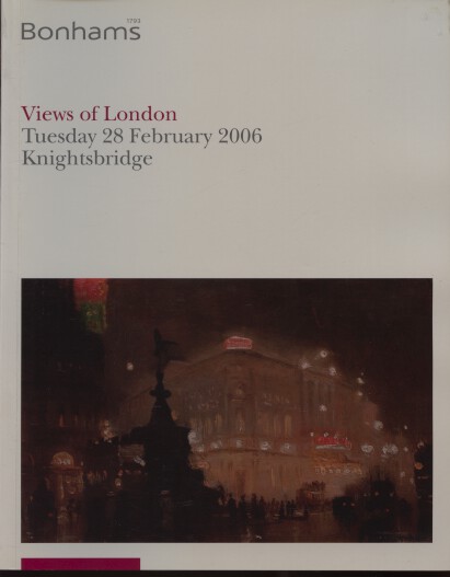 Bonhams 2006 Views of London